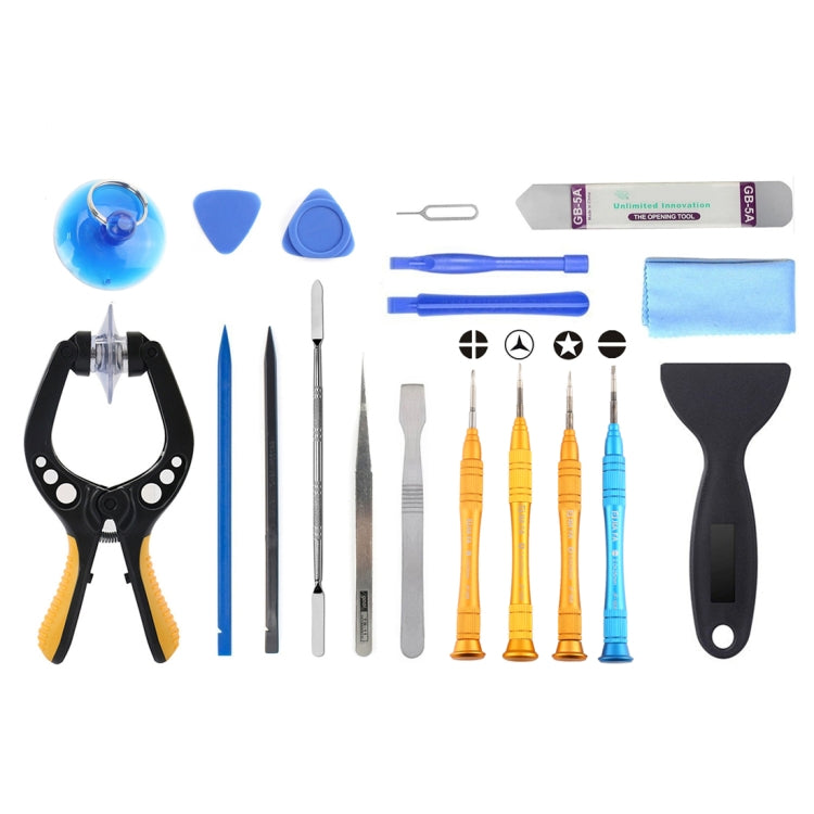 JF-8131 Kit di strumenti di riparazione smontabile 19 in 1 in metallo + plastica, JF-8131 JF-8131 Kit di strumenti di riparazione smontabile 19 in 1 in metallo + plastica, JF-8131